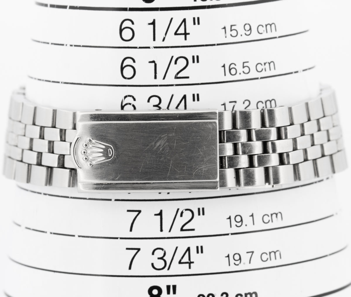Unpolished Rolex Oyster Perpetual 1002 Silver Two-Tone Gold Steel 34mm Watch Box