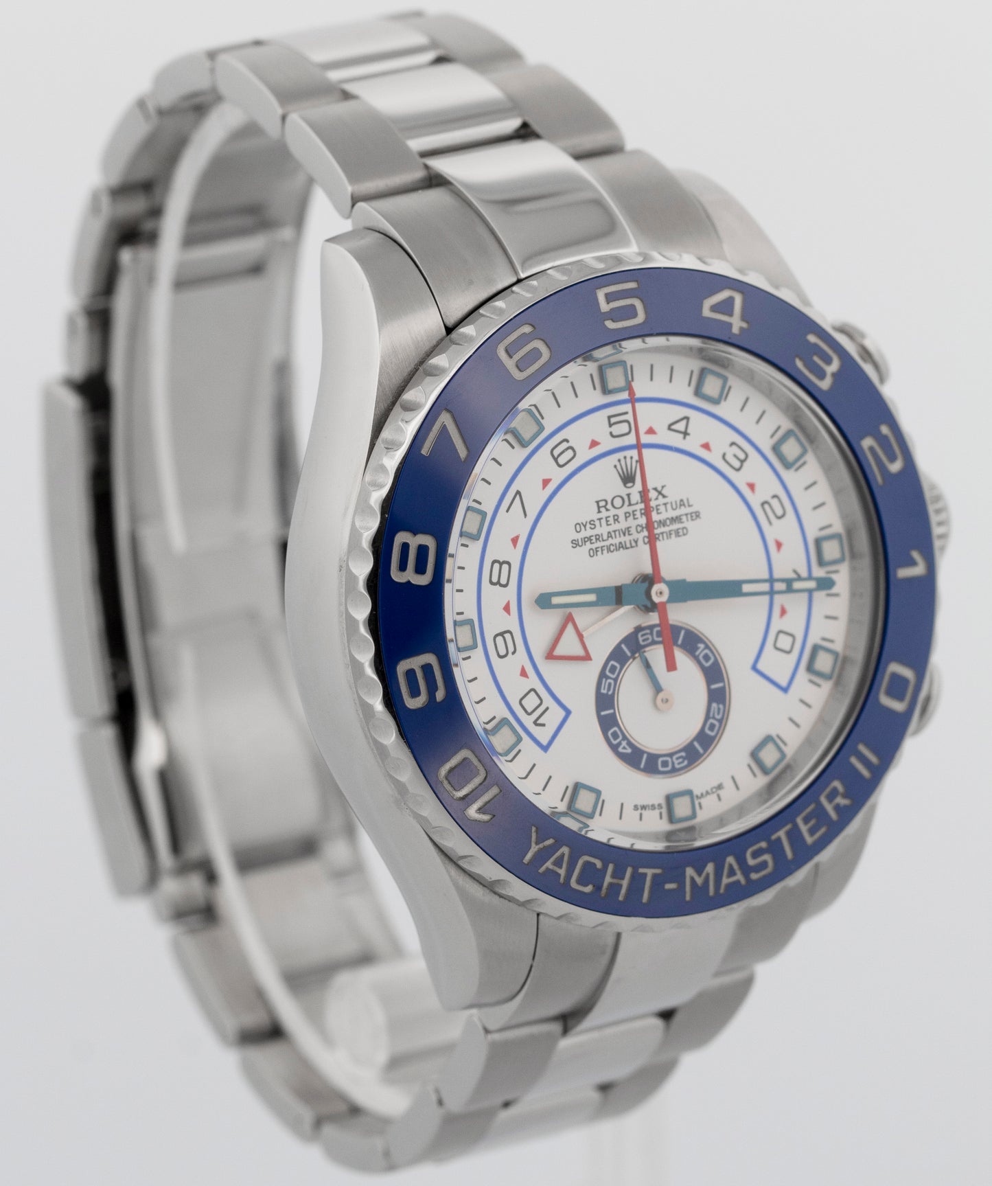 Rolex Yacht-Master II 116680 White Stainless Steel Regatta 44mm Watch
