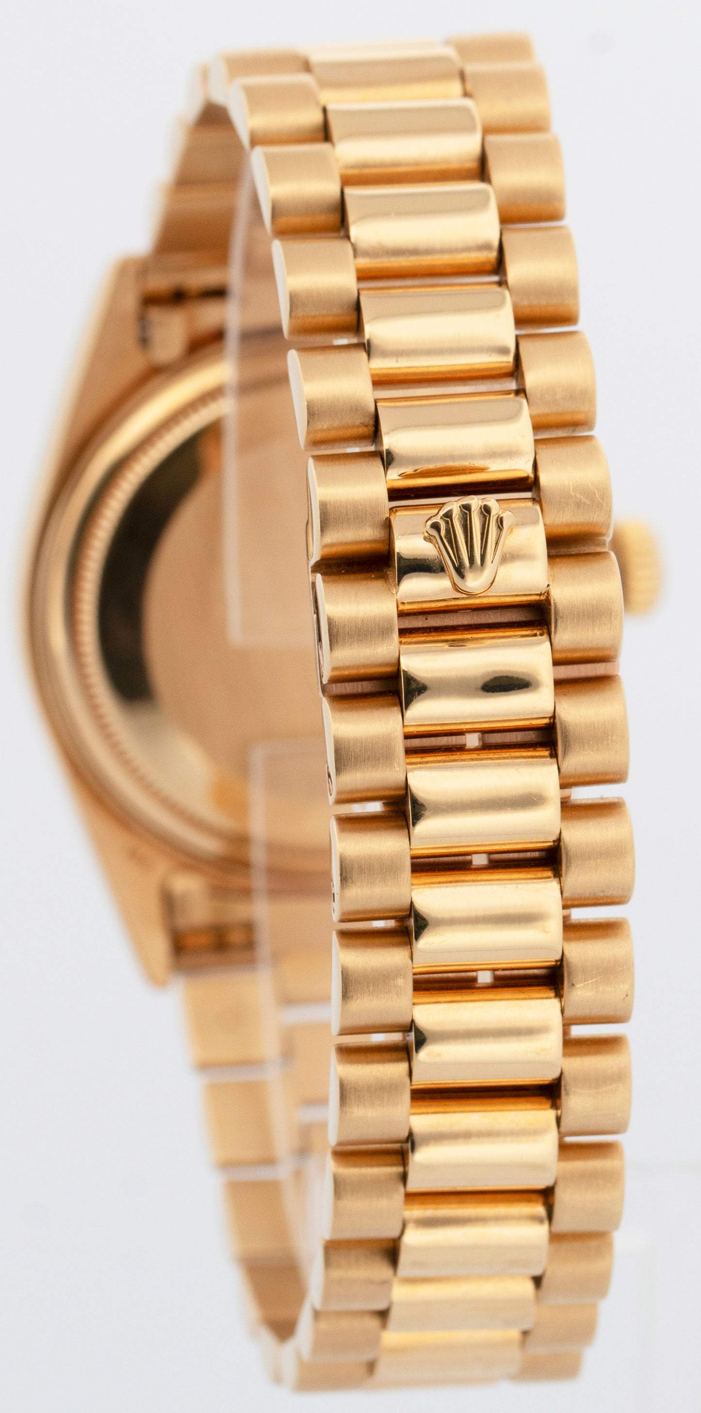 Rolex Day-Date President Green DIAMOND 36mm 18K Yellow Gold Fluted Watch 18038