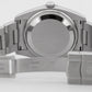 PAPERS Rolex Air-King BLUE 3-6-9 Stainless Steel 34mm Oyster Watch 114200 BOX