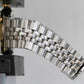 Unpolished Rolex Oyster Perpetual 1002 Silver Two-Tone Gold Steel 34mm Watch Box