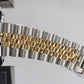 Rolex DateJust BLUE DIAMOND Two-Tone Yellow Gold Steel Jubilee 36mm 16013 Watch