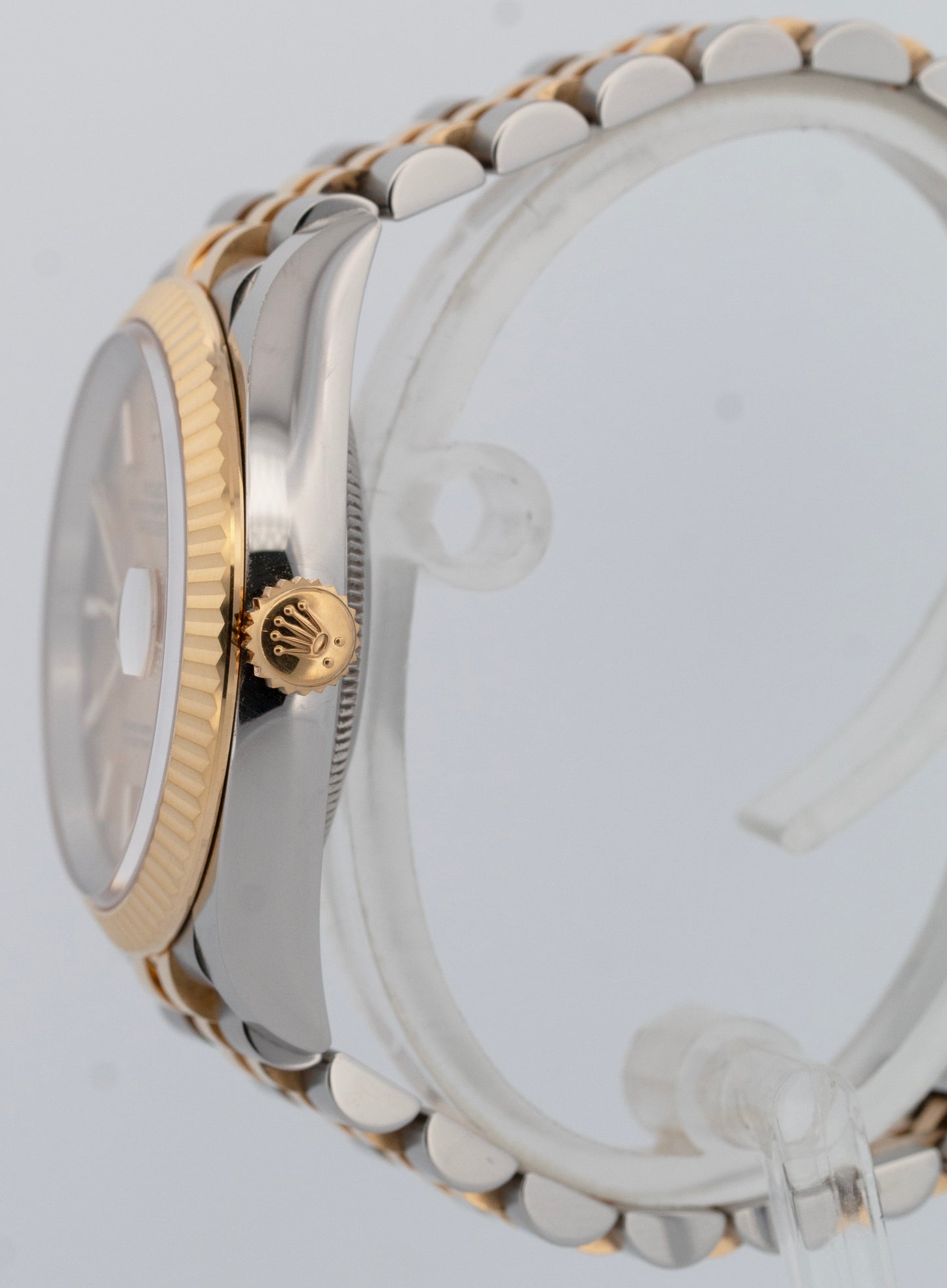 PAPERS Rolex DateJust CHAMPAGNE 36mm Steel Yellow Gold JUBILEE Watch 126233 BOX