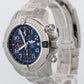New Breitling Avenger Chronograph GMT 45 A24315 Blue Steel 45mm Watch Box Papers