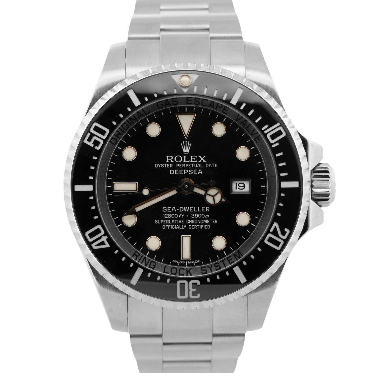 2009 PAPERS Rolex Sea-Dweller Deepsea BLACK Steel 44mm 116660 Watch BOX