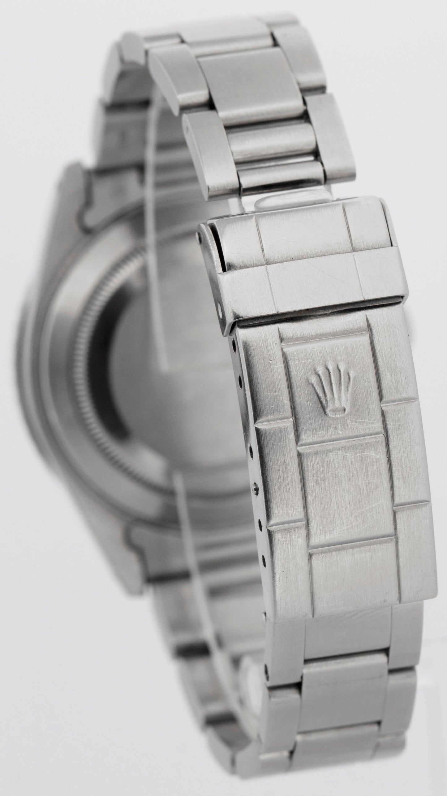 Rolex No-Date Submariner BLACK Stainless Steel 40mm 14060 Oyster Watch