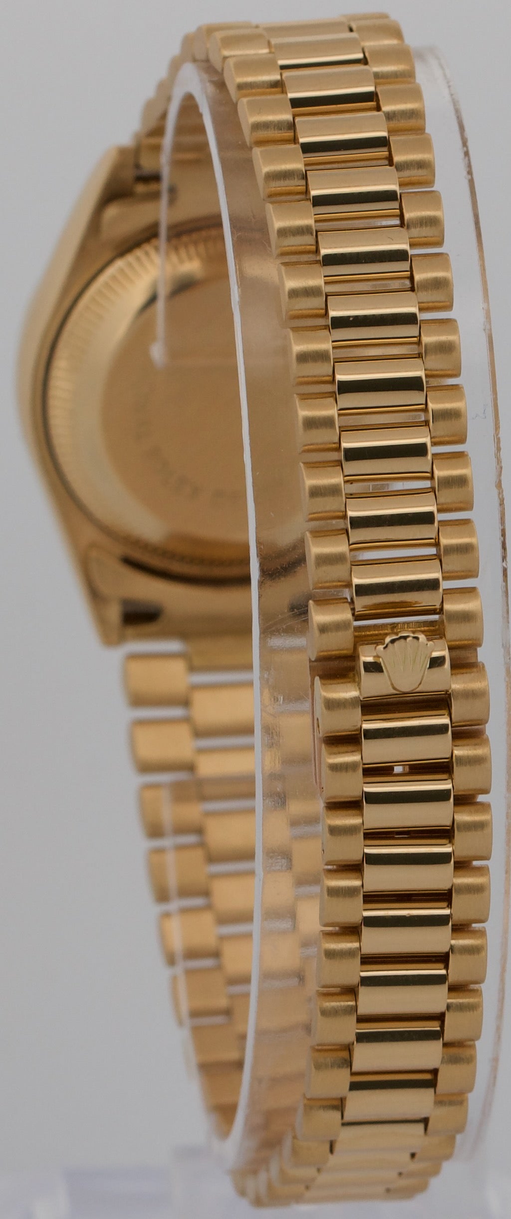 1984 Ladies Rolex DateJust President 26mm BLACK DIAMOND 18K Yellow Gold 69178