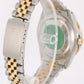 1997 PAPERS Rolex GMT-Master II ROOT BEER Two-Tone Gold Brown 40mm 16713 Watch