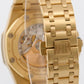 PAPERS Audemars Piguet Royal Oak Offshore BRICK 18K Yellow Gold BLUE 26470BA BOX