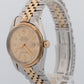 Unpolished Rolex DateJust 6605 Two-Tone Steel Gold Roulette Red 36mm Watch