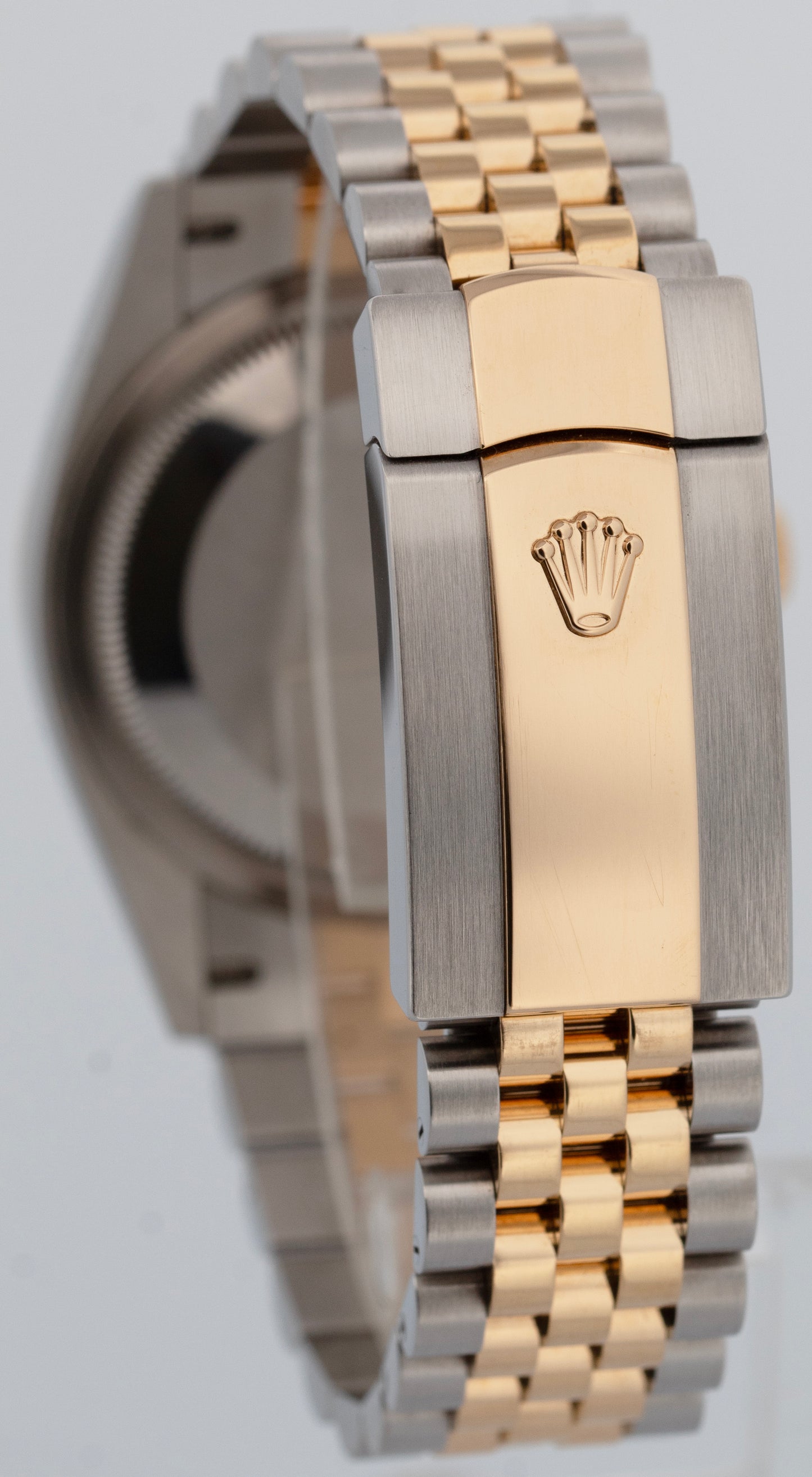 PAPERS Rolex DateJust CHAMPAGNE 36mm Steel Yellow Gold JUBILEE Watch 126233 BOX