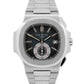 2014 PAPERS Patek Philippe Nautilus 40.5mm Grey Blue Chronograph 5980/1A-001 BOX