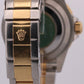 UNPOLISHED 2006 PAPERS Rolex Submariner Date BLUE Two-Tone 18K 40mm 16613 BOX