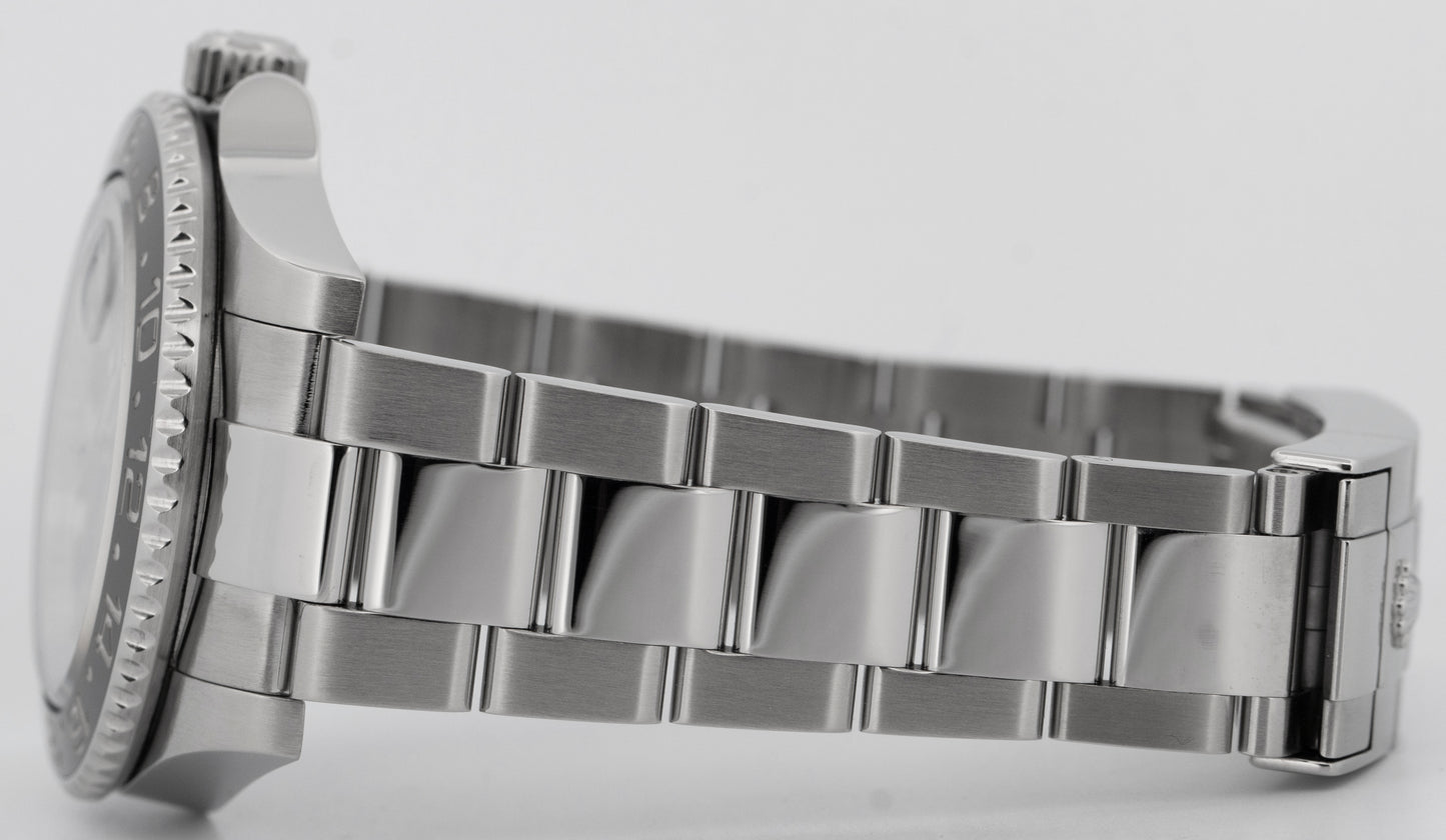 PAPERS Rolex GMT-Master II BLACK Green Ceramic Stainless 40mm 116710 LN BOX