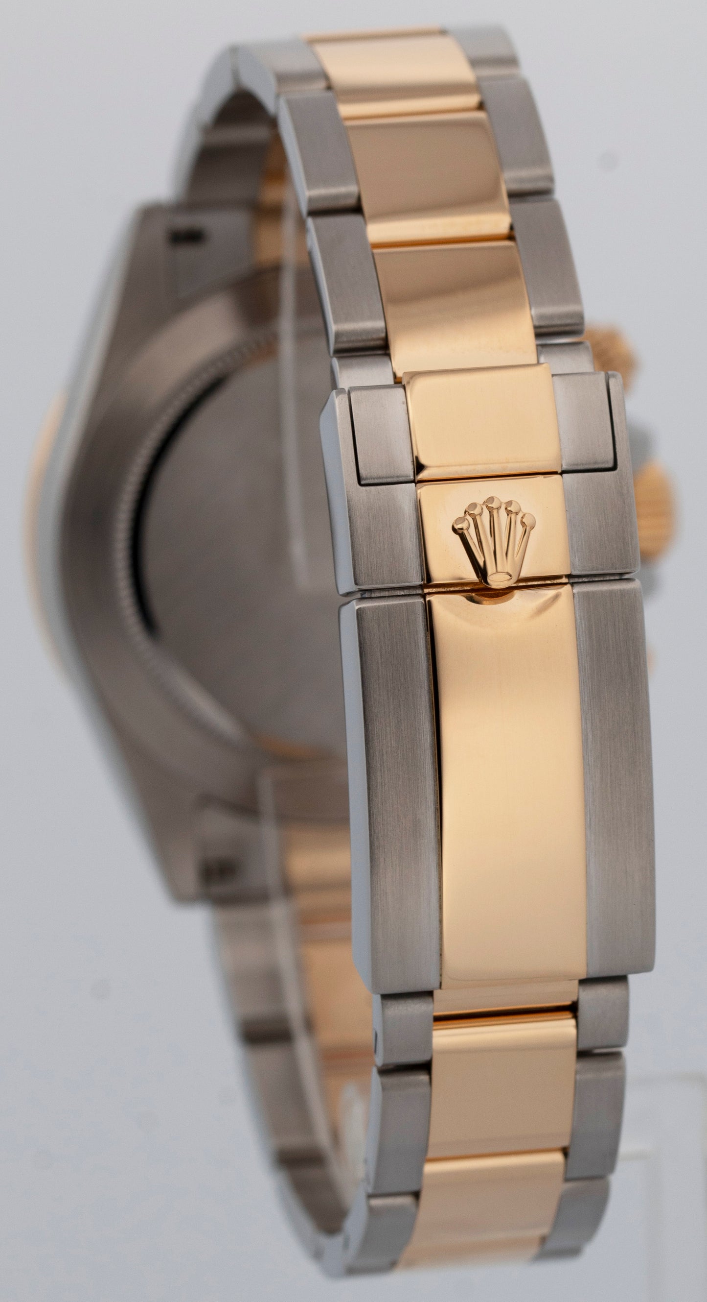 Rolex Daytona BLACK Two-Tone 18K Yellow Gold Stainless Steel Watch 116503