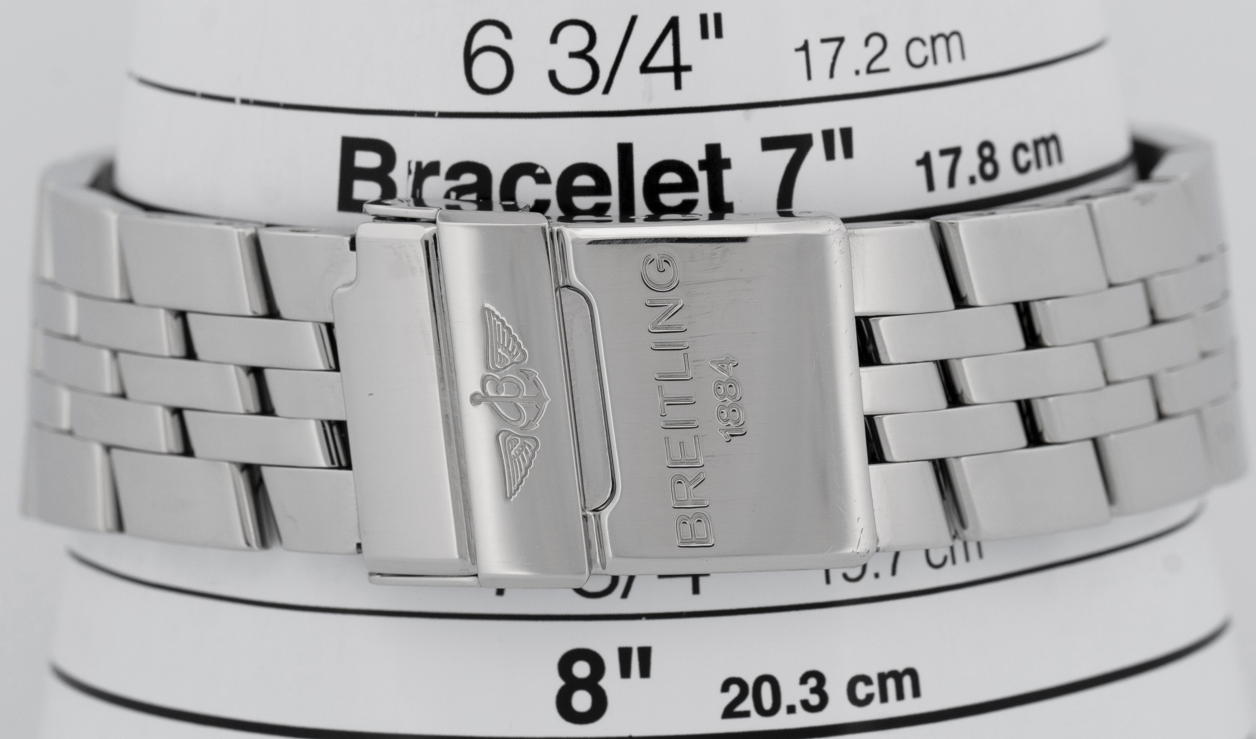 MINT Breitling Bentley 6.75 Chronograph Blue Stainless Steel