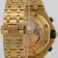 PAPERS Audemars Piguet Royal Oak Offshore BRICK 18K Yellow Gold BLUE 26470BA BOX