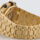 PAPERS Audemars Piguet Royal Oak Offshore BRICK 18K Yellow Gold BLUE 26470BA BOX