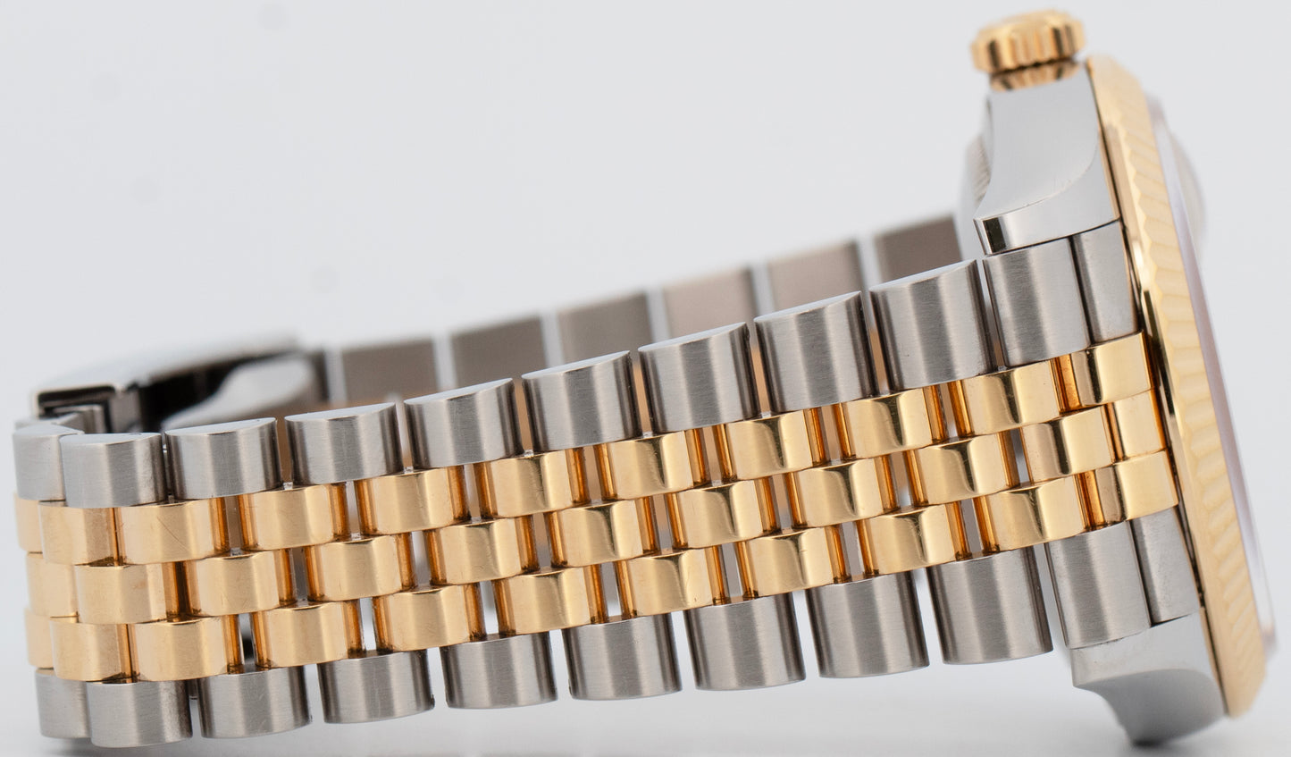 PAPERS Rolex DateJust CHAMPAGNE 36mm Steel Yellow Gold JUBILEE Watch 126233 BOX