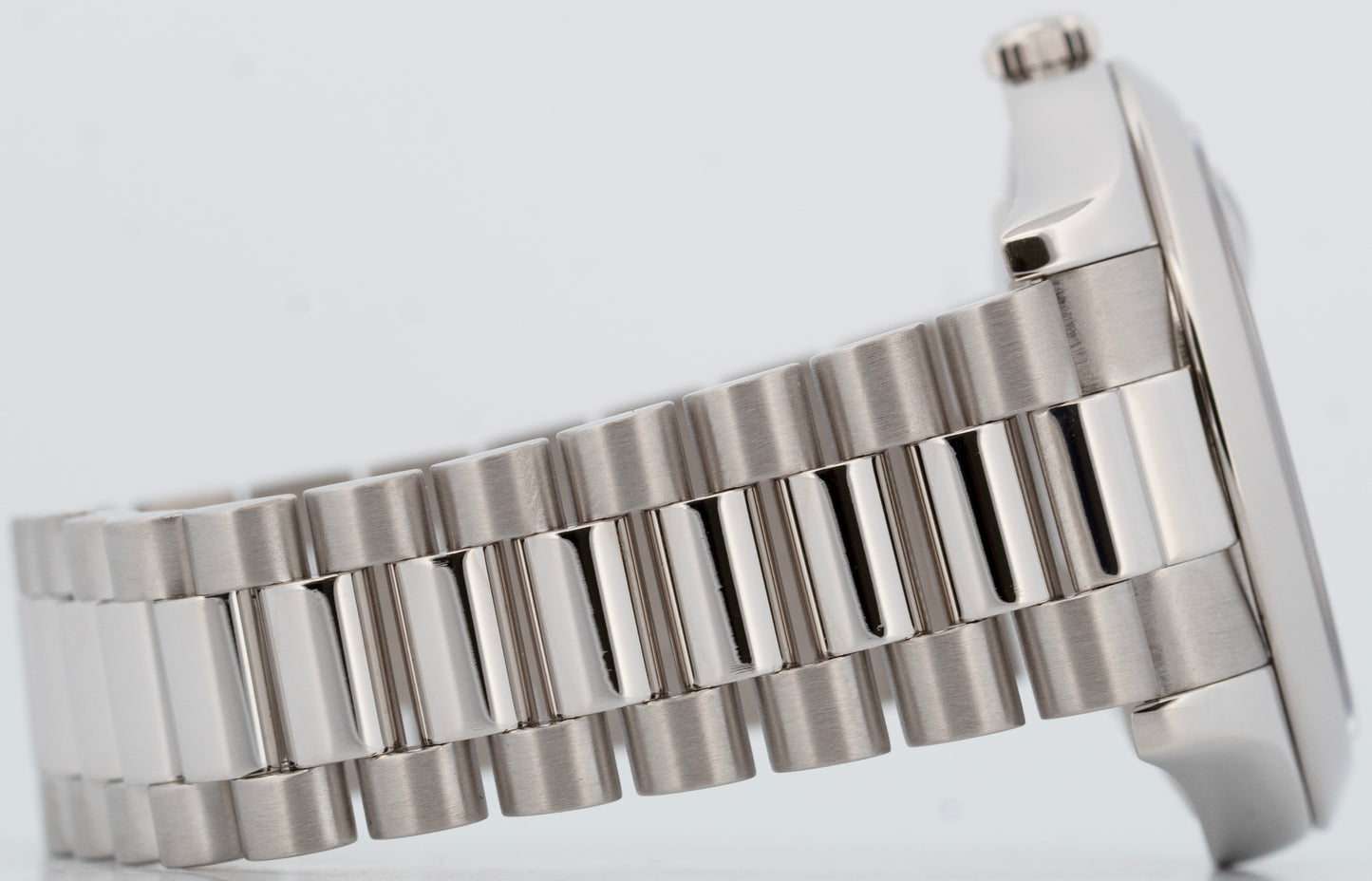 Rolex Day-Date Presidential GLACIER BLUE 41mm Roman Platinum 218206 Watch BOX