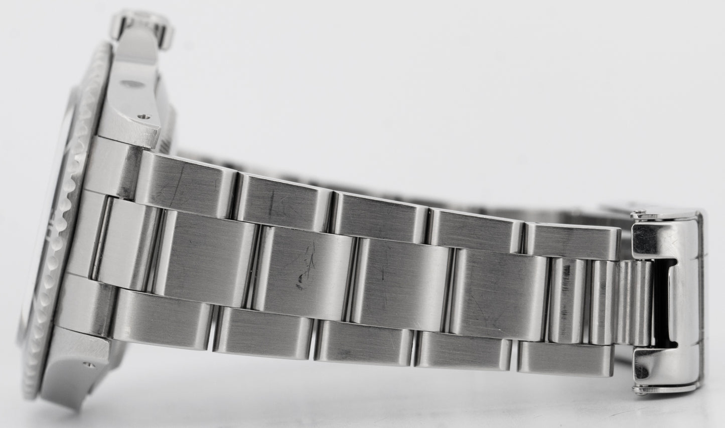 UNPOLISHED PAPERS Rolex Submariner No-Date Steel Black 40mm Watch 14060 BOX