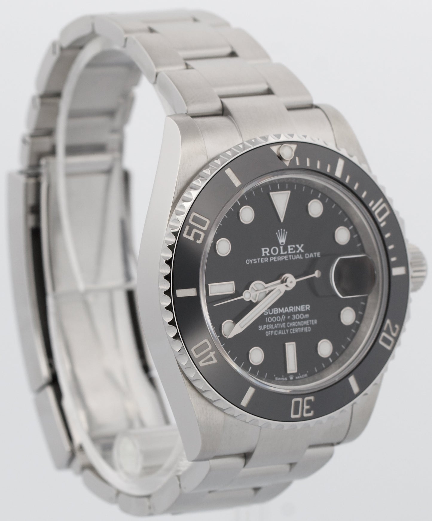 2024 PAPERS Rolex Submariner Date 41 BLACK Stainless Ceramic Watch 126610 LN BOX