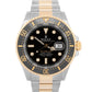 PAPERS Rolex Sea-Dweller 43mm Two-Tone 18K Gold Stainless Black 126603 Watch BOX