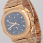 Patek Philippe Nautilus 40.5mm Rose Gold Travel Time Chronograph 5990/1R-001 B+P