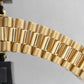 Rolex Day-Date President Green DIAMOND 36mm 18K Yellow Gold Fluted Watch 18038
