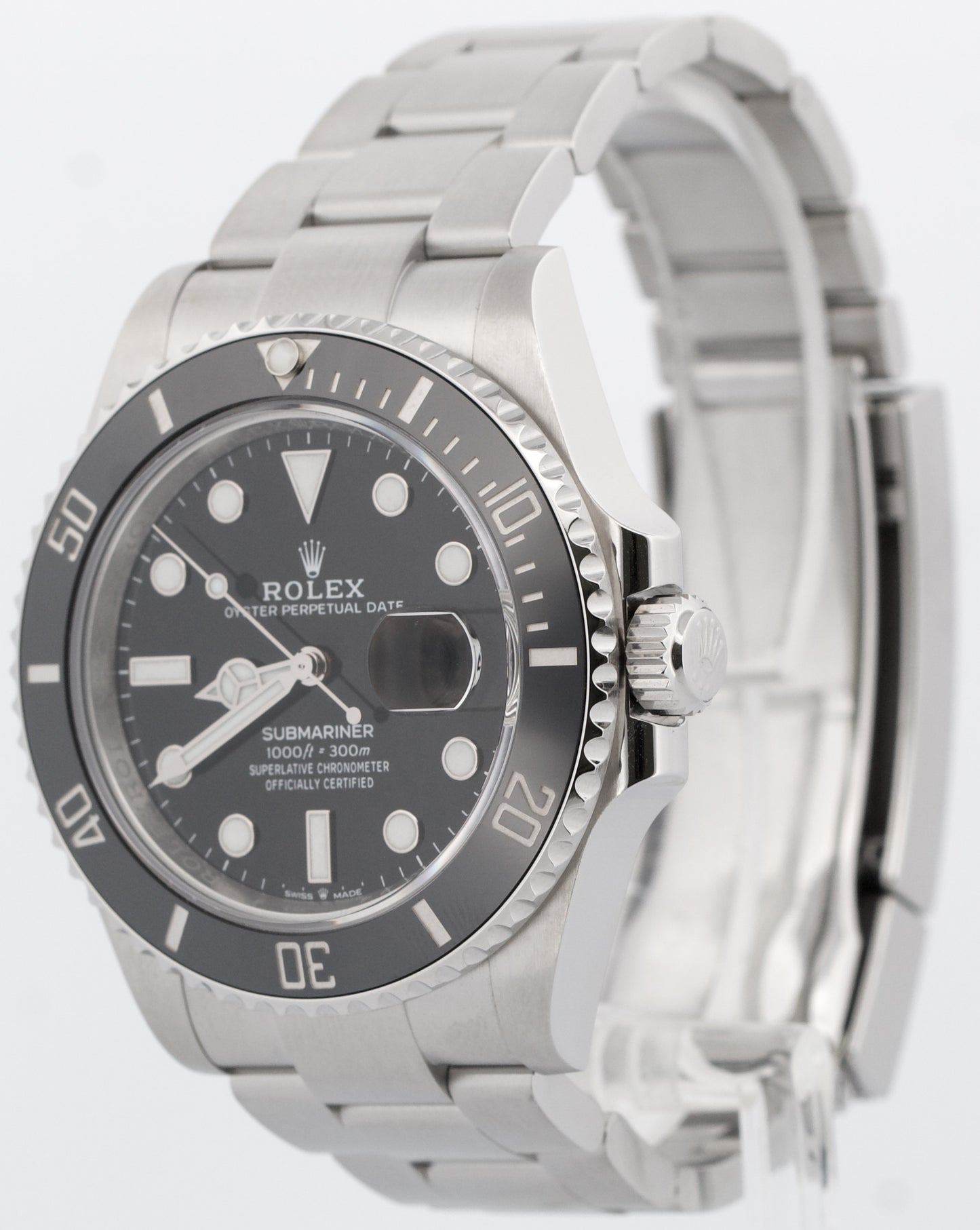 2024 PAPERS Rolex Submariner Date 41 BLACK Stainless Ceramic Watch 126610 LN BOX