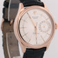 Rolex Cellini Date 18k Rose Gold SILVER GUILLOCHE Leather 39mm 50515 Watch