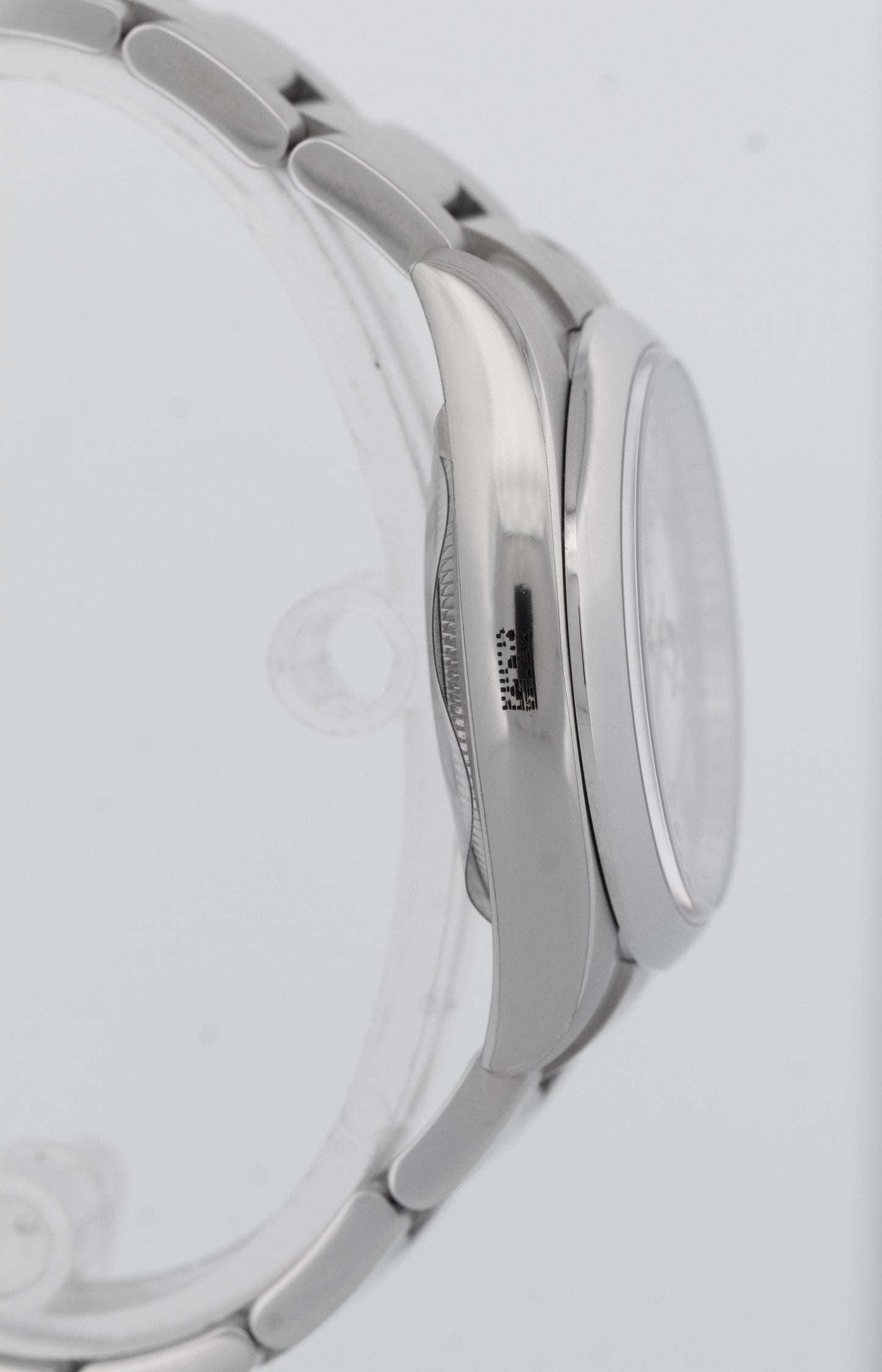 STICKERED PAPERS Rolex Oyster Perpetual SILVER CONCENTRIC Steel 34mm 114200 BOX