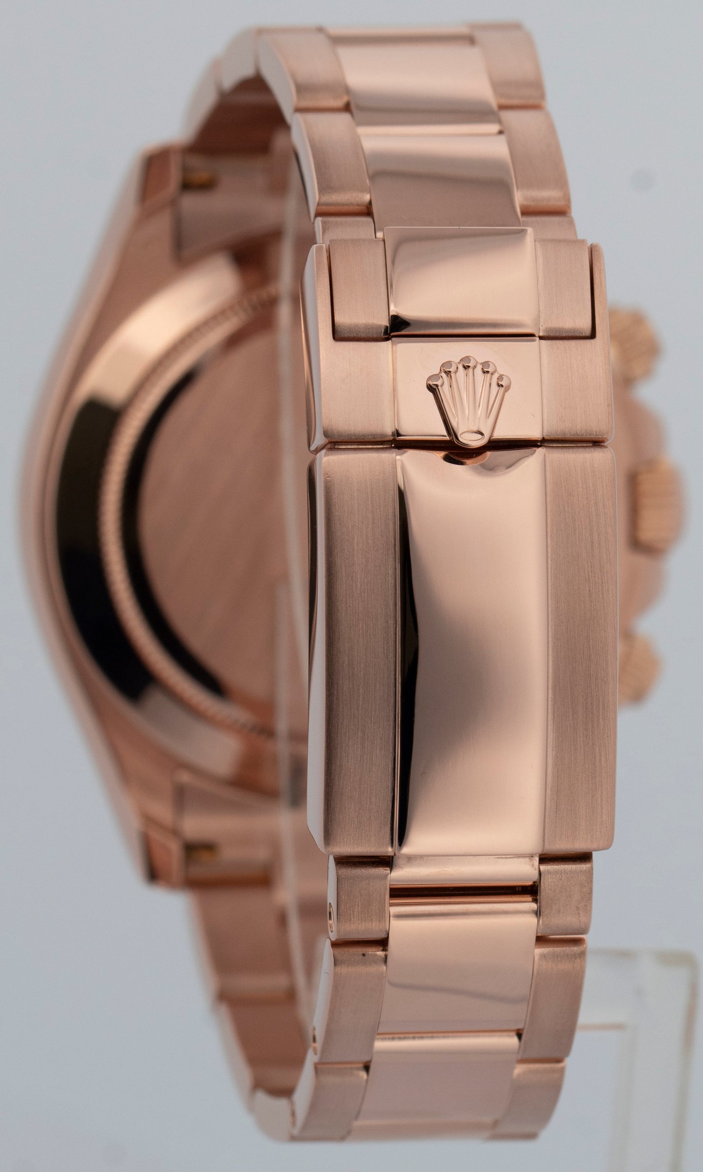 PAPERS Rolex Daytona SUNDUST 40mm 18K Rose Gold Watch Chronograph 116505 BOX