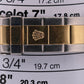 UNPOLISHED 2006 PAPERS Rolex Submariner Date BLUE Two-Tone 18K 40mm 16613 BOX