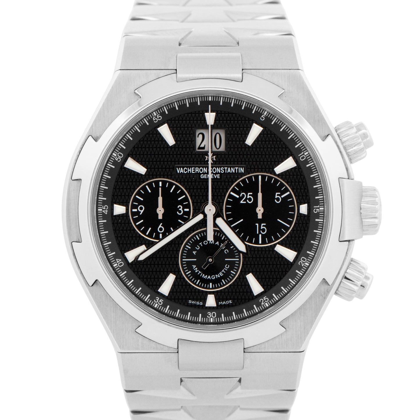 Vacheron Constantin Overseas Chronograph BLACK Stainless Steel 42mm 49150 Watch