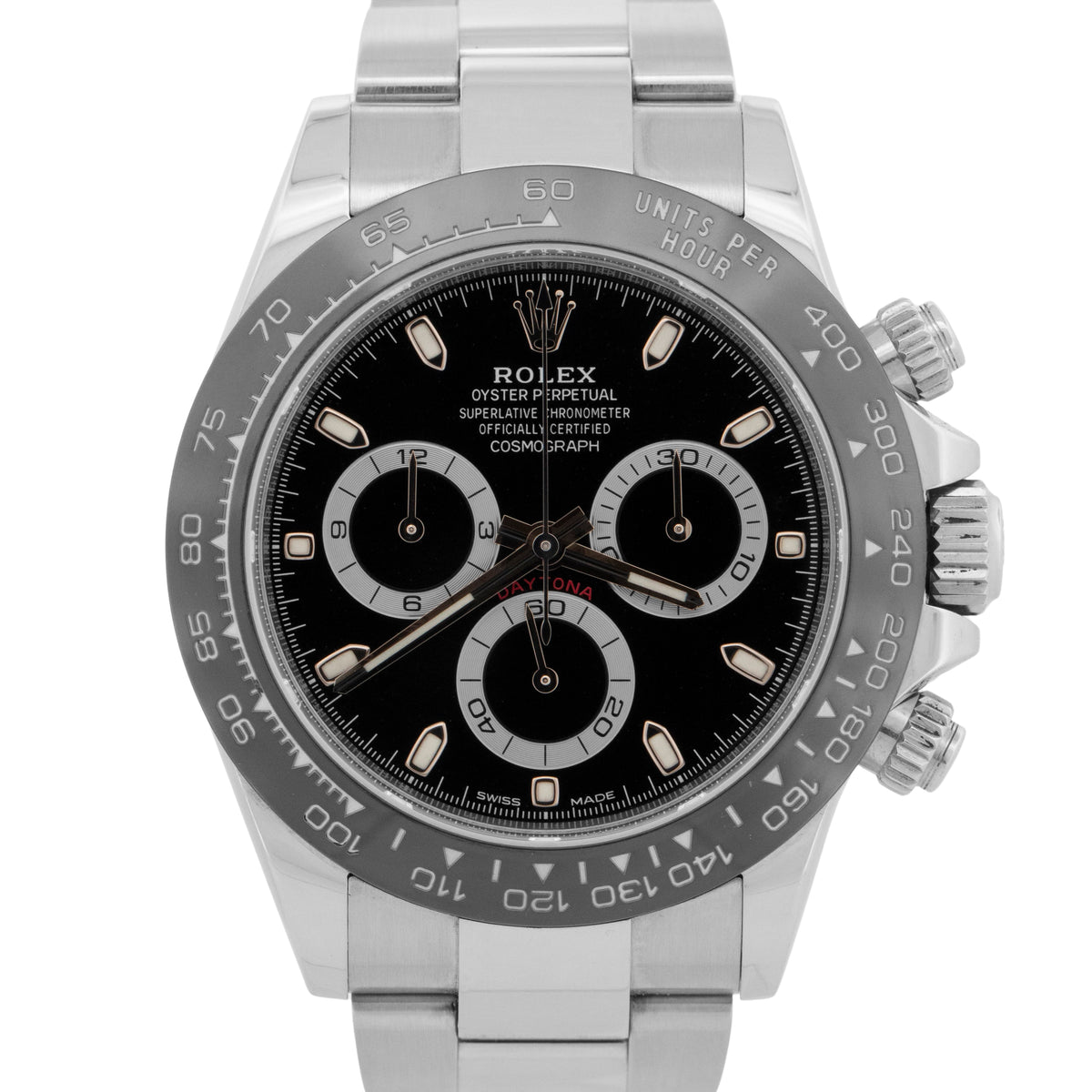 Rolex Daytona Cosmograph 116500 LN Black Ceramic Stainless Steel 40mm Watch