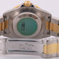 UNPOLISHED 2006 PAPERS Rolex Submariner Date BLUE Two-Tone 18K 40mm 16613 BOX