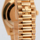 PAPERS Rolex Day-Date President 18K Yellow Gold GREEN ROMAN 40mm 228238 BOX