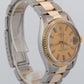 Rolex Oyster Perpetual Date CHAMPAGNE Two-Tone Yellow Gold 34mm 1505 Watch