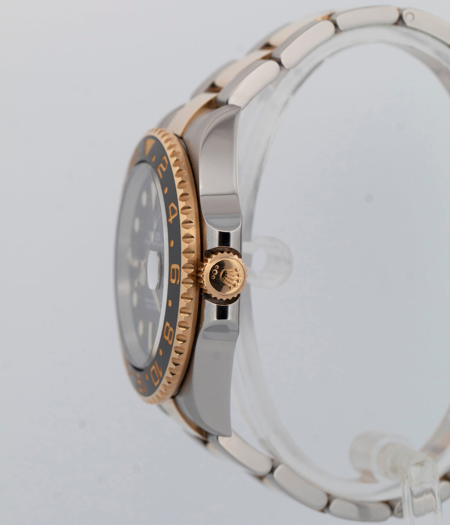 Rolex GMT-Master II Ceramic BLACK Two-Tone 18K Yellow Gold 40mm 116713 LN Watch