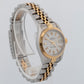 Rolex DateJust WHITE Two-Tone Jubilee 18K Yellow Gold Steel 26mm 79173 Watch