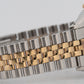 Unpolished Rolex DateJust 6605 Two-Tone Steel Gold Roulette Red 36mm Watch