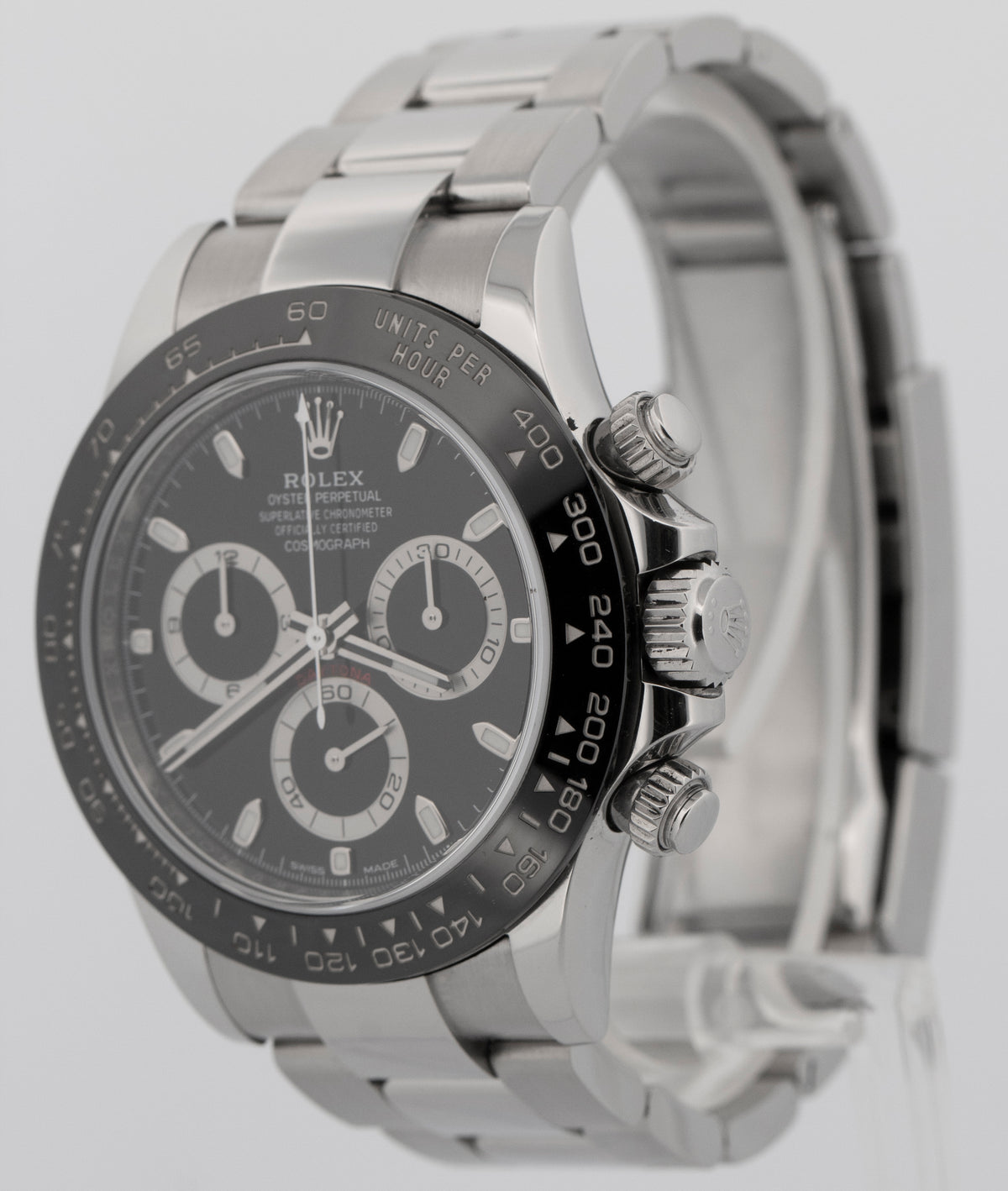 Rolex Daytona Cosmograph 116500 LN Black Ceramic Stainless Steel 40mm Watch