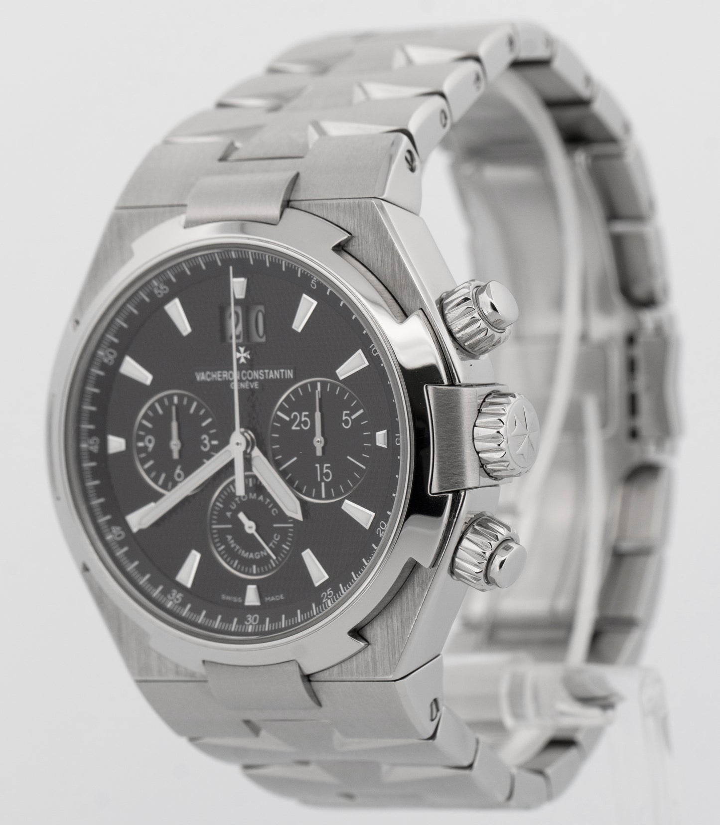 Vacheron Constantin Overseas Chronograph BLACK Stainless Steel 42mm 49150 Watch