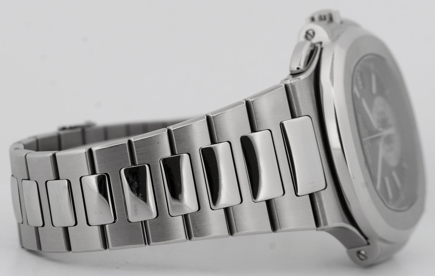 2014 PAPERS Patek Philippe Nautilus 40.5mm Grey Blue Chronograph 5980/1A-001 BOX