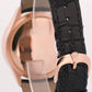 Rolex Cellini Date 18k Rose Gold SILVER GUILLOCHE Leather 39mm 50515 Watch