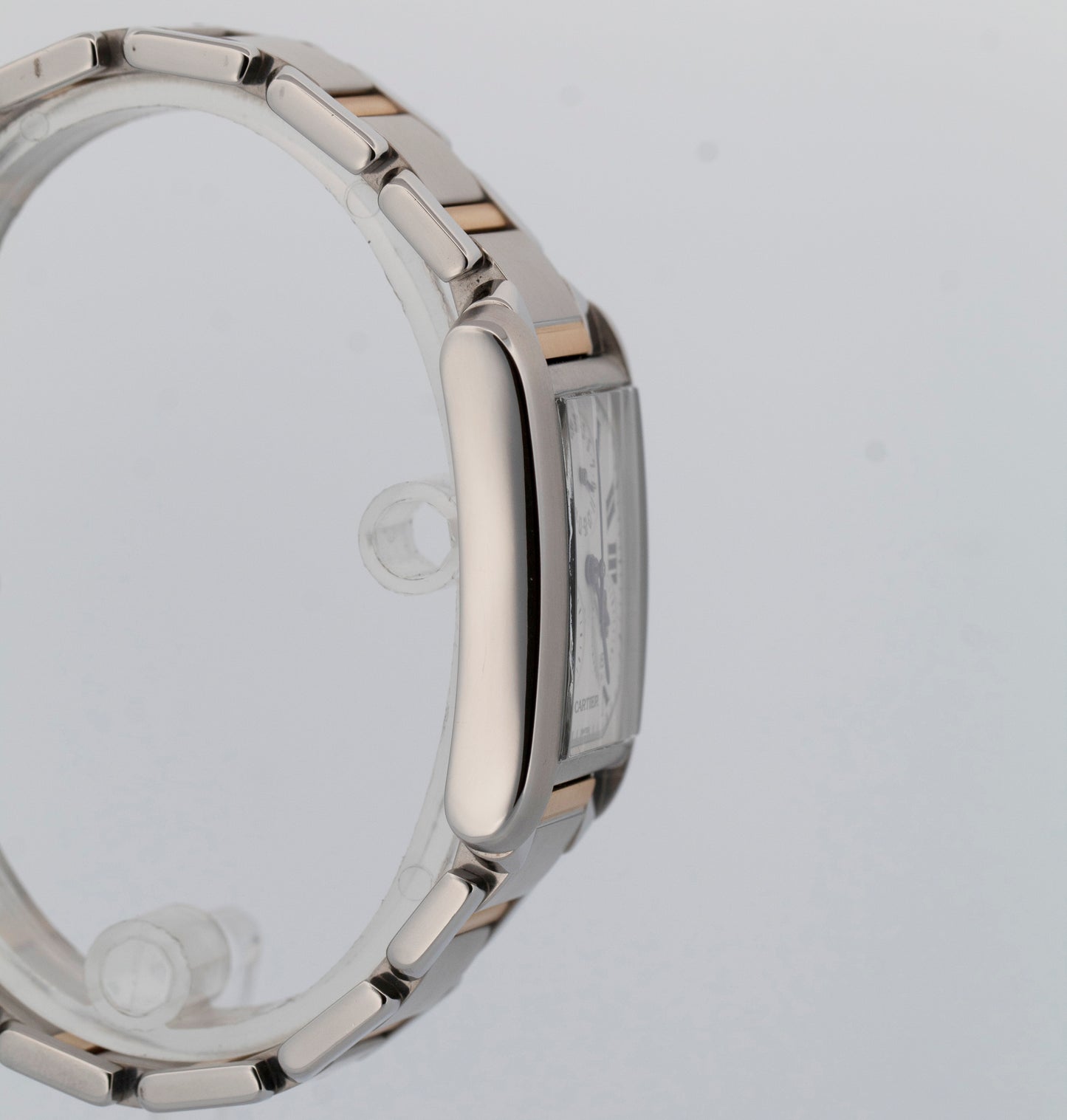 Ladies Cartier Tank Francaise Chronograph Quartz Two-Tone 28mm 2303 W51004Q4