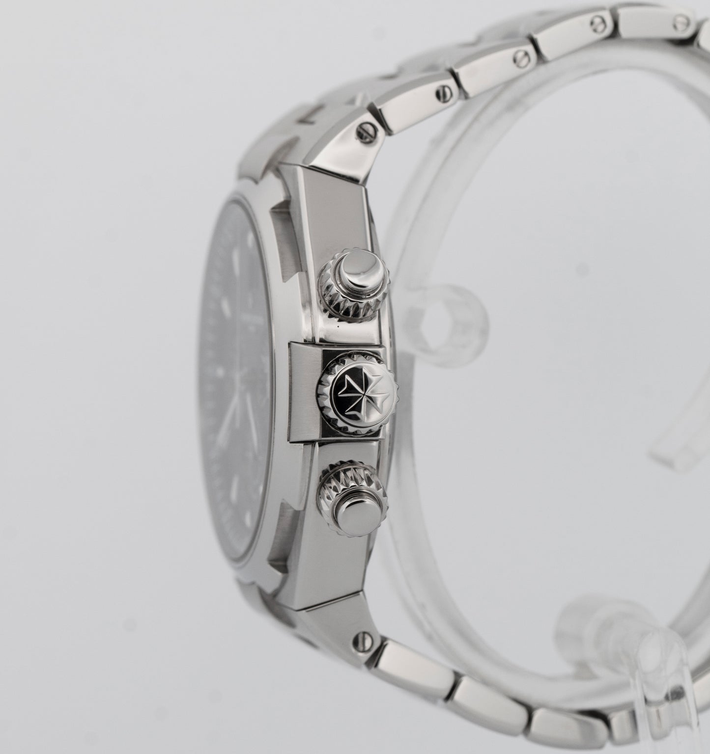 Vacheron Constantin Overseas Chronograph BLACK Stainless Steel 42mm 49150 Watch
