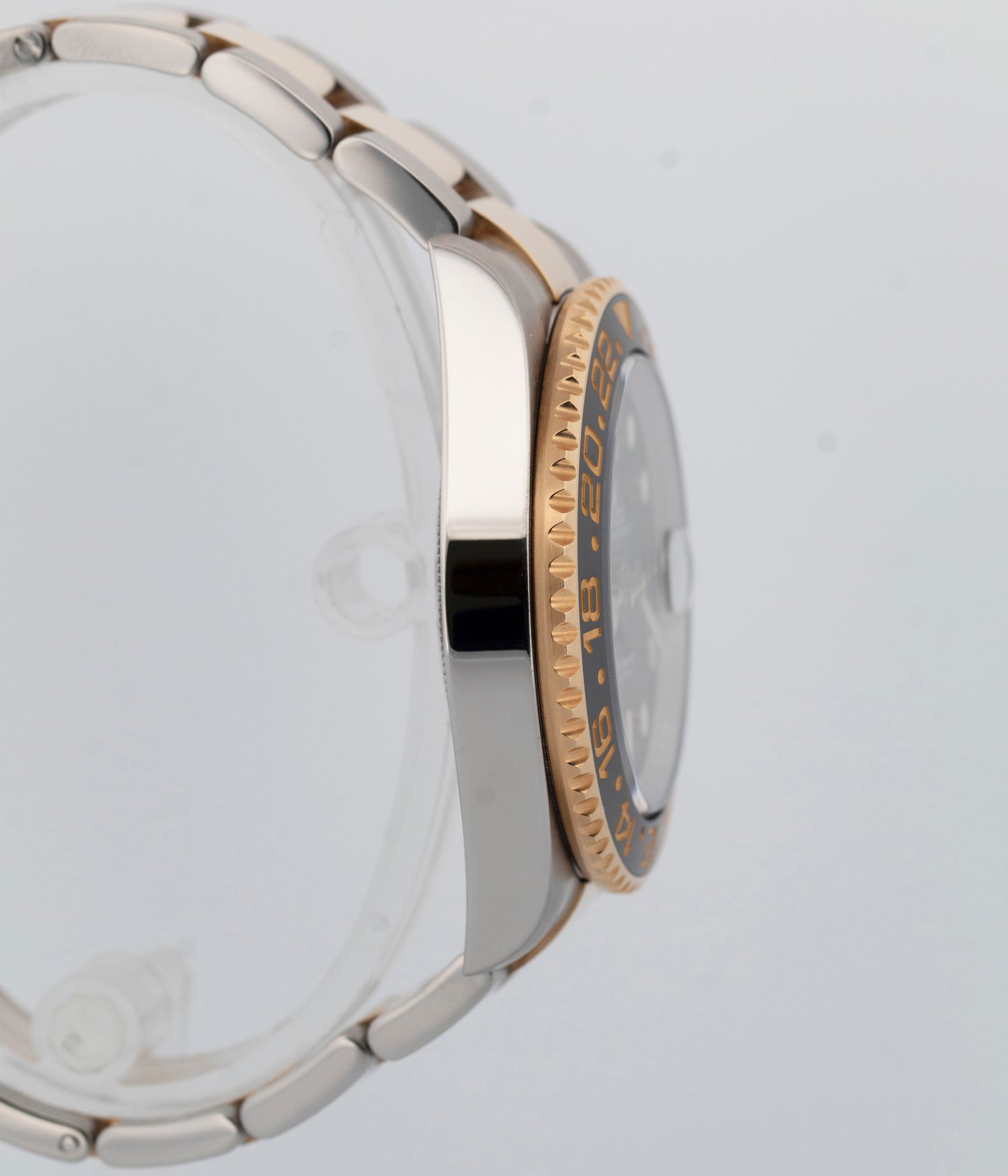 Rolex GMT-Master II Ceramic BLACK Two-Tone 18K Yellow Gold 40mm 116713 LN Watch