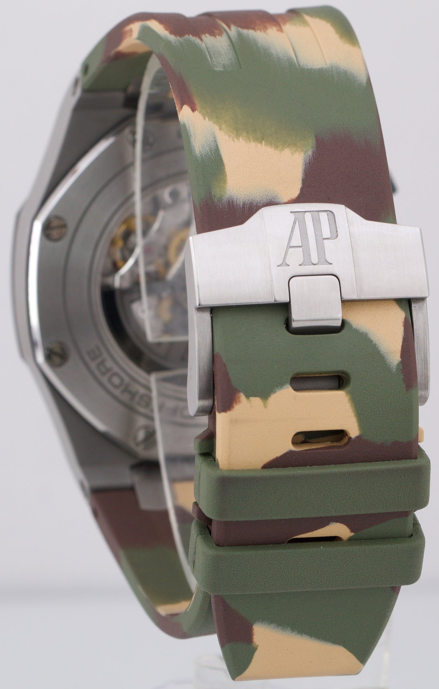 PAPERS Audemars Piguet Royal Oak Offshore CAMOUFLAGE GREEN 44mm 26400SO BOX